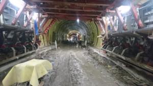 Sudoměřice - Votice: tunel Deboreč; prosinec 2020