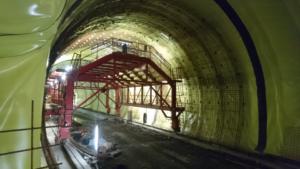 Sudoměřice - Votice: tunel Deboreč; prosinec 2020