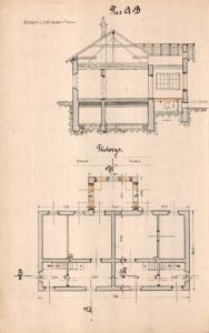 Odb.Záběhlice; strážní domek č. 133a - projekt na postavení stavědla; 1921