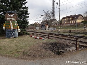 Sudoměřice - Votice; likvidace staré trati ve dnech 3. - 6.4.2022