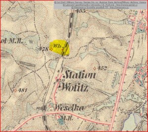 Wh a hradla mezi Olbramovicemi a Bystřicí u Benešova