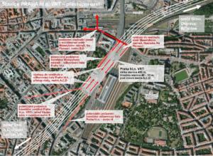 Praha hl. n. VRT přestupní uzel