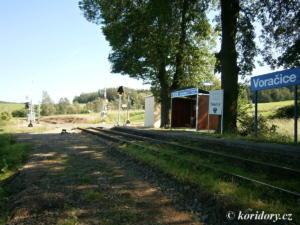Olbramovice - Sedlčany, opravné práce, km 6,2 - 5,5