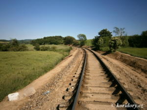 Olbramovice - Sedlčany, opravné práce, km 6,2 - 5,5