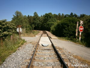 Olbramovice - Sedlčany, opravné práce, km 11,0 - 9,9