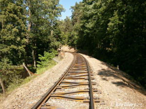 Olbramovice - Sedlčany, opravné práce, km 11,0 - 9,9