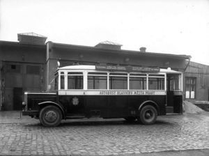 Autobus Skoda 506, zde ve verzi N pro DP hl.m.Prahy