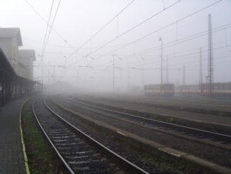 Mlhavé ráno v Čerčanech